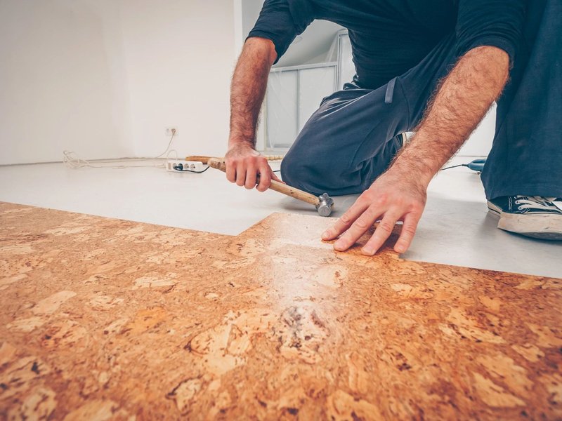 Cork Installation from Flooring Central in La Plata, MD